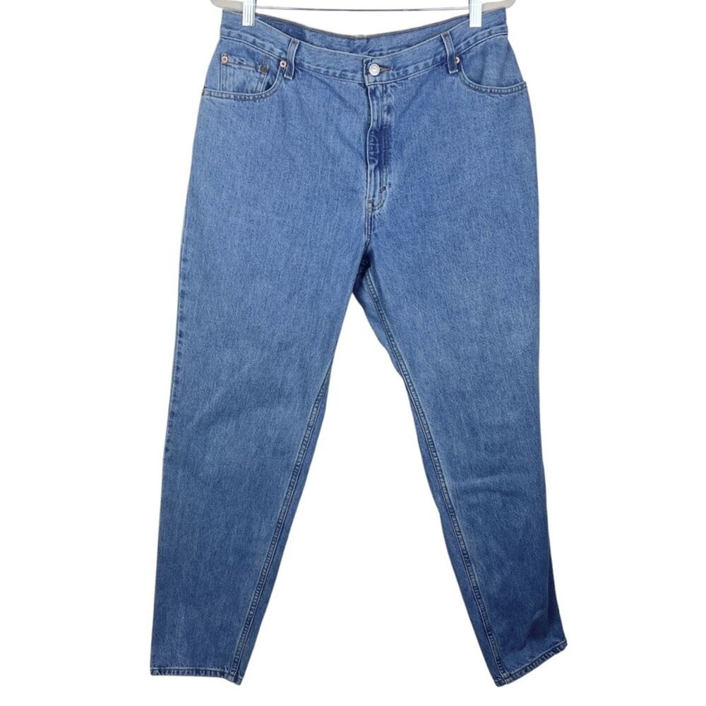 Vintage Levi’s 550 Relaxed Tapered Leg 18 LONG Light Wash Y2K